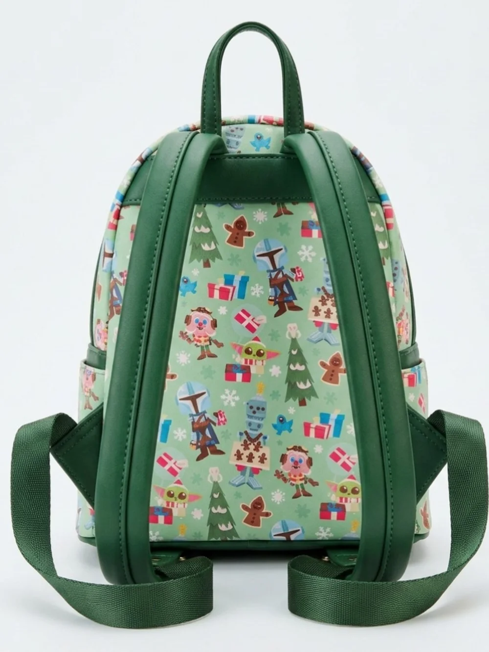 Loungefly Kids Star Wars Holiday Mint Green Mini Backpack